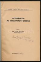 Dr. Pálfi Miklós: Istenfélelem az Ótestamentomban. DEDIKÁLT! Bp., 1949, Magyar Luther Társaság. Kiad...