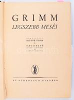 Grimm legszebb meséi. Fordította Ritoók Emma. Fáy Dezső színes képeivel és ötven rajzával. Bp., Athe...