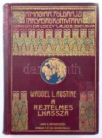 [Waddell, Laurence Austine (1854-1938)]: A rejtelmes Lhassza és az 1903-1904. évi angol katonai expedíció története. Átdolgozta Dr. Schwalm Amadé. Lóczy Lajos előszavával. Magyar Földrajzi Társaság könyvtára. Bp.,1910,Lampel R. (Wodianer F. és Fiai), 1 (címkép, színes) t.+VI+2+287+1 p.+42 (fekete-fehér képtáblák) t.+ 2 (kétoldalas térképek) t. + 1 (kihajtható térkép-melléklet) t. Gazdag szövegközti képanyaggal illusztrált. Kiadói dúsan aranyozott egészvászon sorozatkötésben, a borítón kopásnyomokkal, lapok több helyen foltosak, hullámosak.