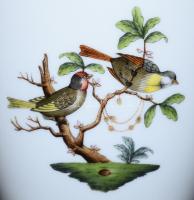 Herendi Rothschild mintás váza kék halpikkelyes díszítéssel (RO-EB). Jelzett, hibátlan, m: 33 cm ///...