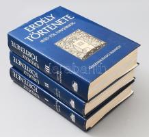 Erdély története napjainkig I-III. kötet. Szerk.: Köpeczi Béla. Bp., 1988, Akadémiai Kiadó. 3. kiadás. Kiadói egészvászon-kötésekben, kiadói papírborítókban.