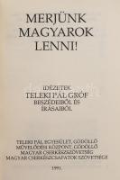 7 db gróf Teleki Pállal kapcsolatos könyv: Mészáros István: Teleki Pál nemzetnevelői programja.; Tel...