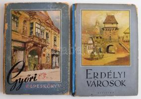 Officina Képeskönyvek sorozat 17 kötete: Erdélyi városok.; Nagyvárad.; Pozsonyi séták.; Munkács.; Ba...