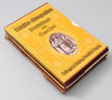 cca 1900-1905 Künstler-Monographien sorozat 5 kötete, zömmel karton tokban.