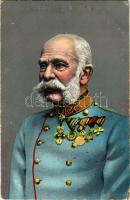 1917 I. Ferenc József / Franz Josef. Fotogr. Atelier Pietzner / Franz Joseph I of Austria + "KÁROLY FERENCZ XVII. L.B.S.E." (kopott sarkak / worn corners)