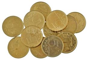 2021. 5Ft Cu-Ni-Zn "75 éves a Forint" (6xklf,12db) teljes sor 2x! T:XF