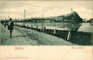 Nyitra, Nitra; Keleti látkép. S. Iritzer kiadása / general view from the east