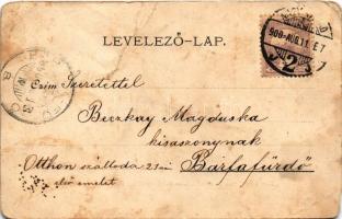 1900 Nagyvárad, Oradea; Vár keleti oldala. Helyfi László kiadása / Festung / castle (EM)