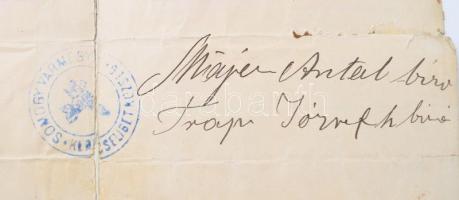 1837 Kercseliget kocsmáltatási jog szerződése, Schlesinger Mátyás izraelita személy részére, hozzá: ...