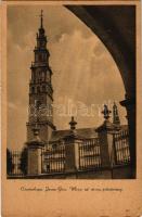 Czestochowa, Czenstochau; Jasna Góra, Wieza od strony poludniowej / monastery, tower (EK)