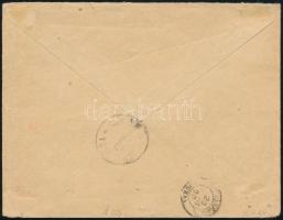 Új-Kaledónia 1900 Dekoratív ajánlott levél ritka kisegítő bélyegekkel Berlinbe, R!