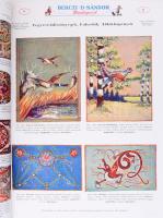 cca 1928-30 Bérczi D. Sándor női kézimunka értesítő. 43. évf. Színes, 64 oldalas képes katalógus gob...