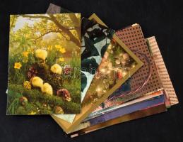 300 db MODERN üdvözlő képeslap kis dobozban / 300 modern greeting art postcards in a small box