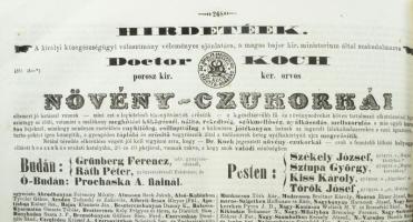 1856 Budapesti Visszhang c. folyóirat [V.] évfolyamák 1-51. számai, 1856. jan. 1. - dec. 25. egybe k...