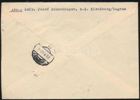 Deutsches Reich 1942 Dekoratív ajánlott levél európai postakongresszusi bélyegzésekkel és bélyegekke...