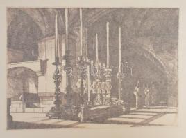 Zádor István 7 darab eredeti rézkarca Jeruzsálemről. Magyar nyelvű kiadás Számozott album. Szolnok, ...