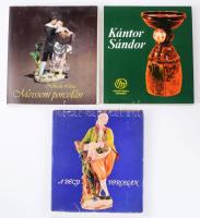 Tasnádiné Marik Klára: A bécsi porcelán. Bp., 1975, Corvina + Nékám Lívia: Meisseni porcelán a budapesti Iparművészeti Múzeum gyűjteményében. Bp., 1980, Corvina. Fekete-fehér és színes fotókkal illusztrált + Domanovszky György: Kántor Sándor.