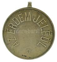 1900 k. "Artista BE / Az érdem jeléül" jelzetlen Ag díjérem "S.G.A. (Scheid Ezüstáru-...