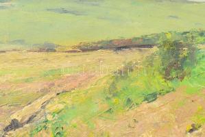 Sárdy Brutus (1892-1970): Dombos táj. Olaj, vászon, jelzés nélkül, vakráma nélkül, 42x54 cm