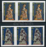 1981 Karácsony vágott sor hármascsíkokban / Mi 3522-3523 stripes of three in set