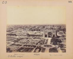 Samuel Bourne (1834-1912): India, Old Delhi Kutab minaret / romok Shepherd &amp; Robertson Co. K...