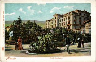 Abbazia, Opatija; Hotel Stephanie. Verlag von G. Rüger &amp; Co. / hotel (EK)