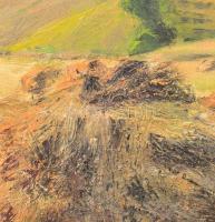 Sárdy Brutus (1892-1970): Napfényes táj. Olaj, vászon, jelzés nélkül, vakráma nélkül, 33,5x39,5 cm