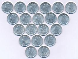 1948. 5f Al (20x, közte kisebb-nagyobb anyaghibával rendelkező darabok) T:AU,XF Adamo F2