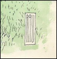 Rau Tibor (1934-2009): Idegenlégiós (futball témájú karikatúra). Tus, akvarell, kollázs, papír, jelz...