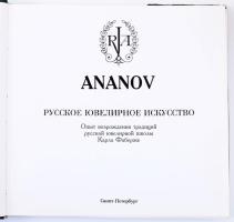 Andrei Ananov: Russian Jewelry Art. 1994, orosz nyelven, egészvászon kötés sérült papír védőborítóva...