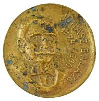 1971. "Juhász Balázs Gyűjtő Klub Orosháza 1971 / Juhász Balázs 1874-1930" kétoldalas, öntött bronz emlékérem (88mm) T:XF, patina