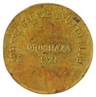 1971. "Juhász Balázs Gyűjtő Klub Orosháza 1971 / Juhász Balázs 1874-1930" kétoldalas, öntö...