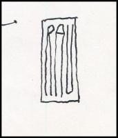 Rau Tibor (1934-2009): Félreérted fiam, a kolléganőm is itt nyaral... (erotikus karikatúra). Tus, fe...