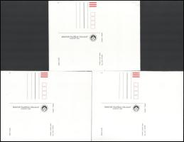 1986 Stockholmia + 1988 Híres hajók 2Ft, 6Ft 3 db CM, a tervező Dudás László aláírásával / 3 CM sign...