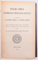 Harmos Sándor - Guttmann Mihály szerk.: Péchi Simon szombatos imádságos könyve. Az Izr. Magyar Irodalmi Társulat kiadványai XXXIX. Bp., 1914, kopott félvászon kötés.