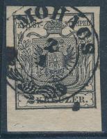 1850 2kr HP Ib nagy ívszéllel / with margin "MOHÁCS"