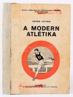 Déván István: A modern atlétika. Bp., 1922, Panteon, kopott és javított kartonált kötés, folttal.