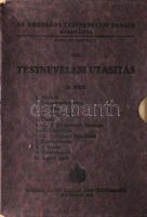 Testnevelési utasítás II. rész. Testnevelési és sportágak 1-10. füzet. Bp., 1926, Stádium. Kiadói papírkötés, papír tokban, kissé kopottas állapotban.