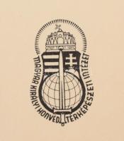 1943 Magyarország Közigazgatási Térképe, 1:500 000, M. Kir. Honvéd Térképészeti Intézet, 2 db nagy m...