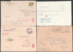 1960-1970 15 db ajánlott levél szükségragjegyekkel illetve érdekességekkel / 15 registered covers wi...