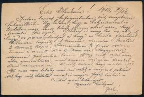 1915 Tábori posta levelezőlap "K.u.k. Infanterieregiment Ritter von Ziegler Nr. 60" + &quo...