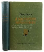 Réti István: A nagybányai művésztelep. Bp., 1954, Képzőművészeti Alap, 355+(3) p.+ 40 (kétoldalas, fekete-fehér képek) t. Első kiadás. A művészek munkáinak reprodukcióival. Kiadói félvászon-kötés, kissé sérült, kopottas borítóval, ajándékozási bejegyzéssel.