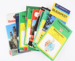 21 db modern magyar várostérkép