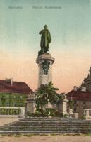 Warsaw, Warsawa; Pomnik Mickiewicza / statue