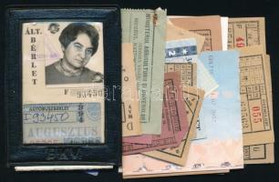 21 db közlekedési jegy