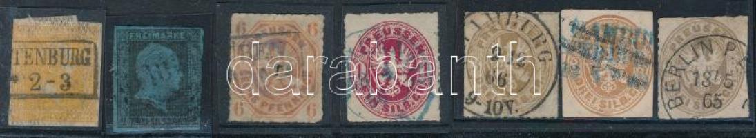 1857-1861 Mi 8, 11, 15, 16, 18 (3 db)