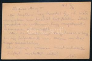 1918 Hadifogolylap "Kriegsgefangenen-Arbeiter Komp. Nr. 2061" + "FP / 495"