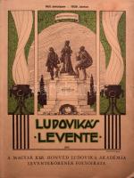 1929 Ludovikás Levente, a M. Kir. Honvéd Ludovika Akadémia Levente-körének folyóirata VIII. évf. 1. szám, 1929. június. Szerk.: vitéz Rózsás József. Bp., Wodianer F. és Fiai-ny., 84 p.+ 3 t.+ 4 (színes) t. Szövegközti és egészoldalas, fekete-fehér és színes képekkel, hirdetésekkel. Kiadói papírkötés, kissé foltos, sérült borítóval és gerinccel.