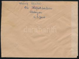 1947 Cenzúrázott levél Ausztriába / Censored cover to Austria