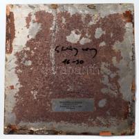 Hegedűs 2 László (1950-), Esterházy Péter (1950-2016): Cím nélkül, 1990-es évek. Vegyes technika, fé...